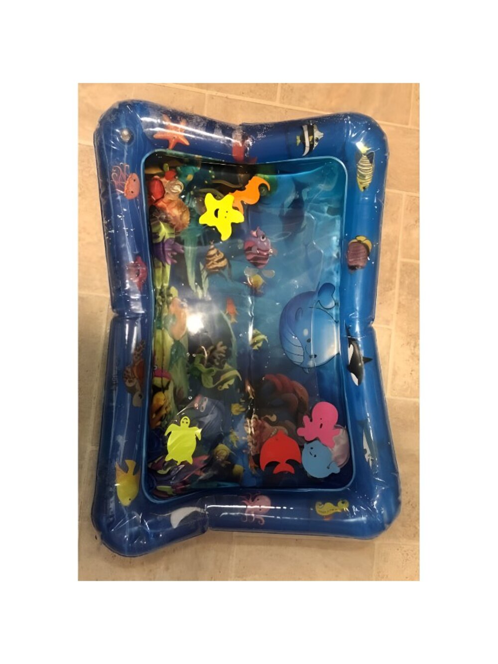 Inflatable Tummy Time Mat Premium Baby Water Play Mat for Infants and Toddler